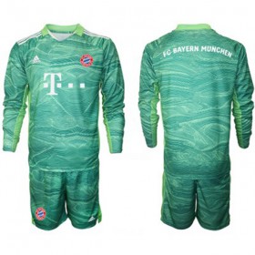 Koszulka Bayern Monachium Bramkarska Dziecięcy Trzeci Stroje Piłkarskie 2021/22 Długi Rękaw